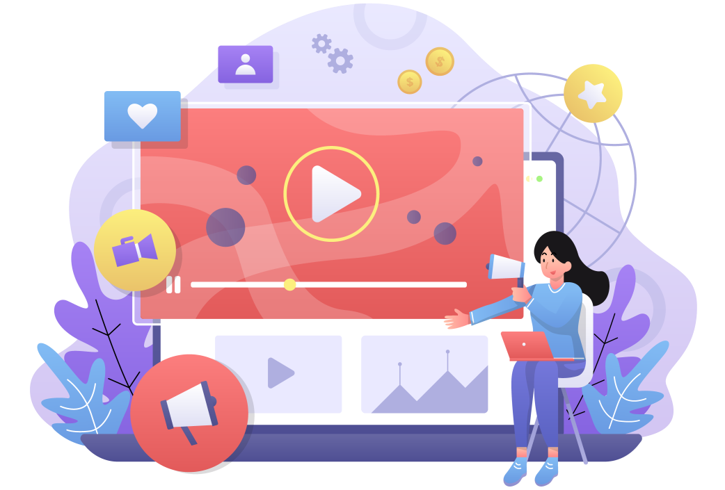 video production for online content suppression